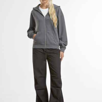 Heavy Oversize Zip-Hoodie Unisex getragen