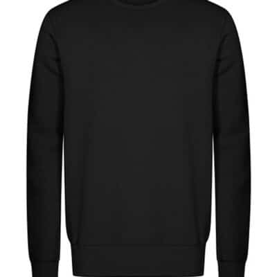 XO1699_Black_catalog Slim Fit Crewneck Herren in Schwarz