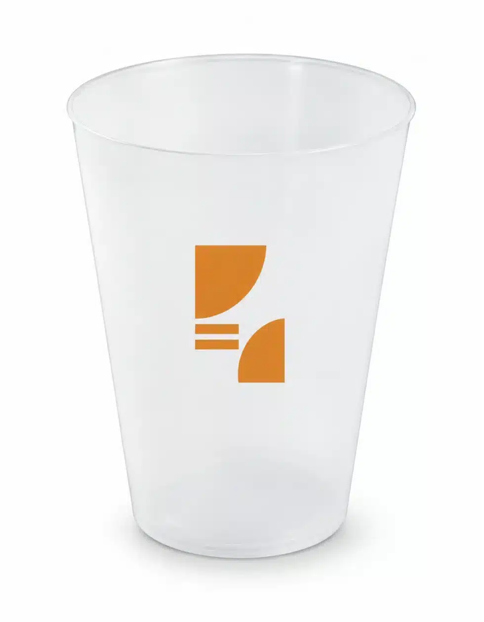 Mehrweg-Eventbecher mit Logo, 500 ml Mehrweg-Eventbecher mit Logo, 500 ml, Produktvisualisierung mit geometrischem Beispielmotiv